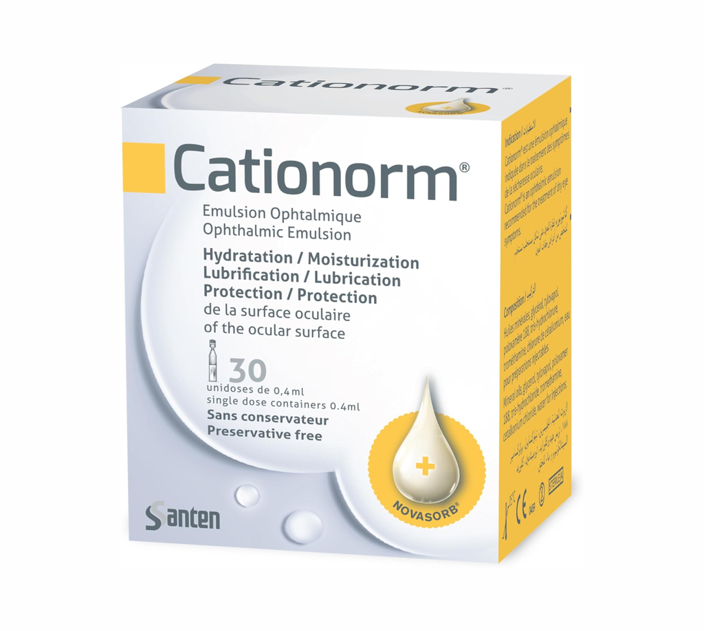 Santen Cationorm Eye Drops 30 Dose