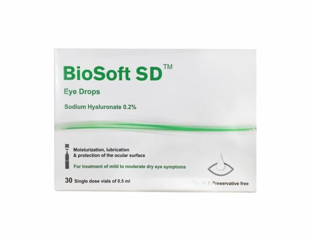 BioSoft SD eye drops 30 vials