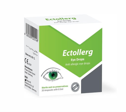 Ectollerg eye drops 20's