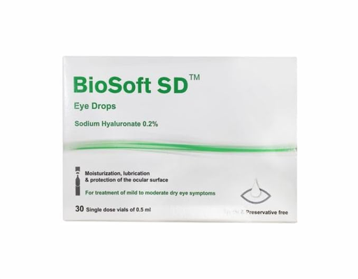 BioSoft SD eye drops 30 vials